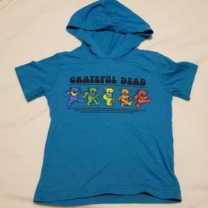 Grateful dead vintage style hooded t-shirt